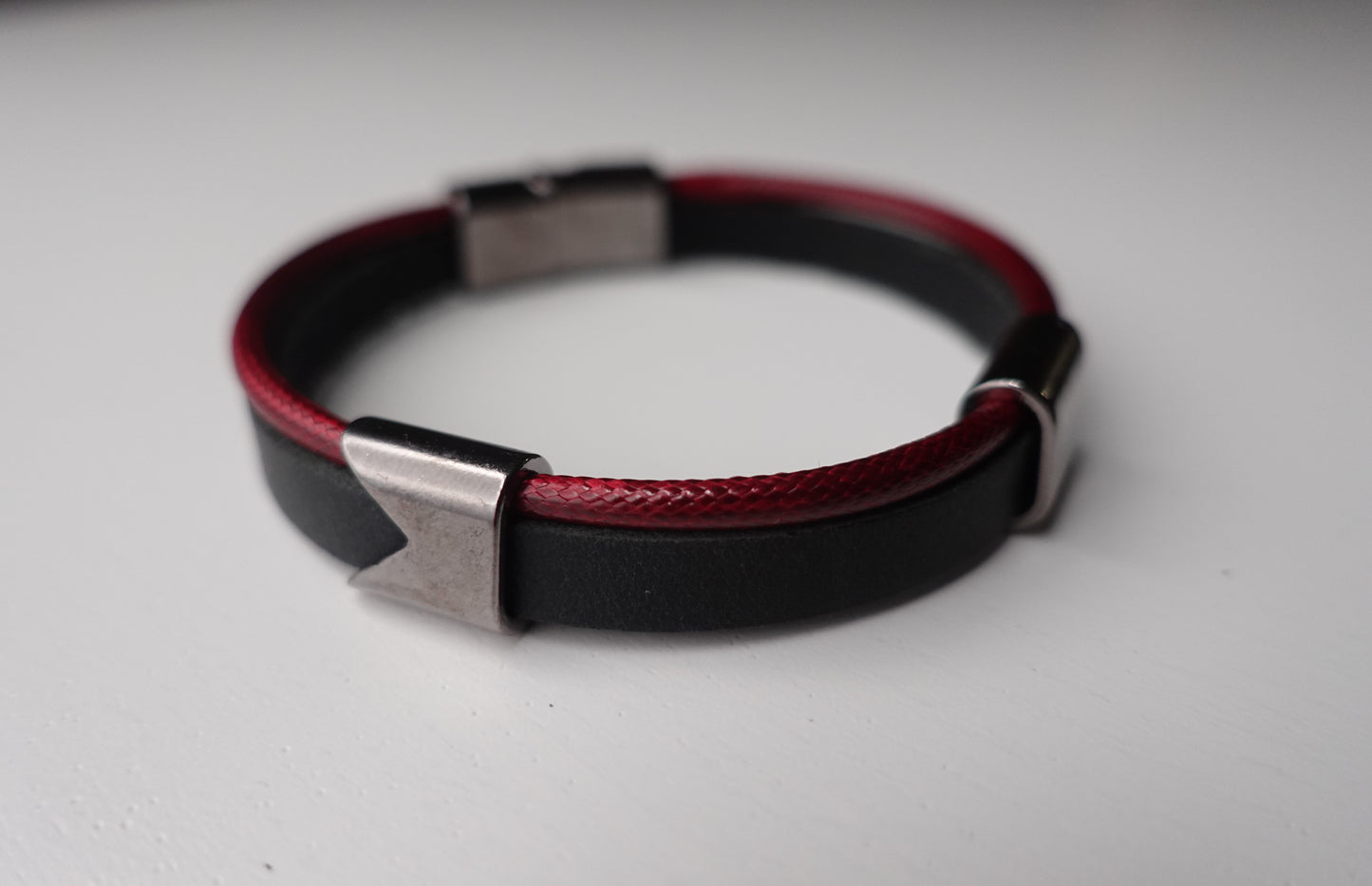 Crimson - Leather Bracelet